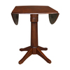 International Concepts Round Pedestal Table, 42 in W X 42 in L X 36.3 in H, Wood, Espresso K581-42DPT-27B-6B